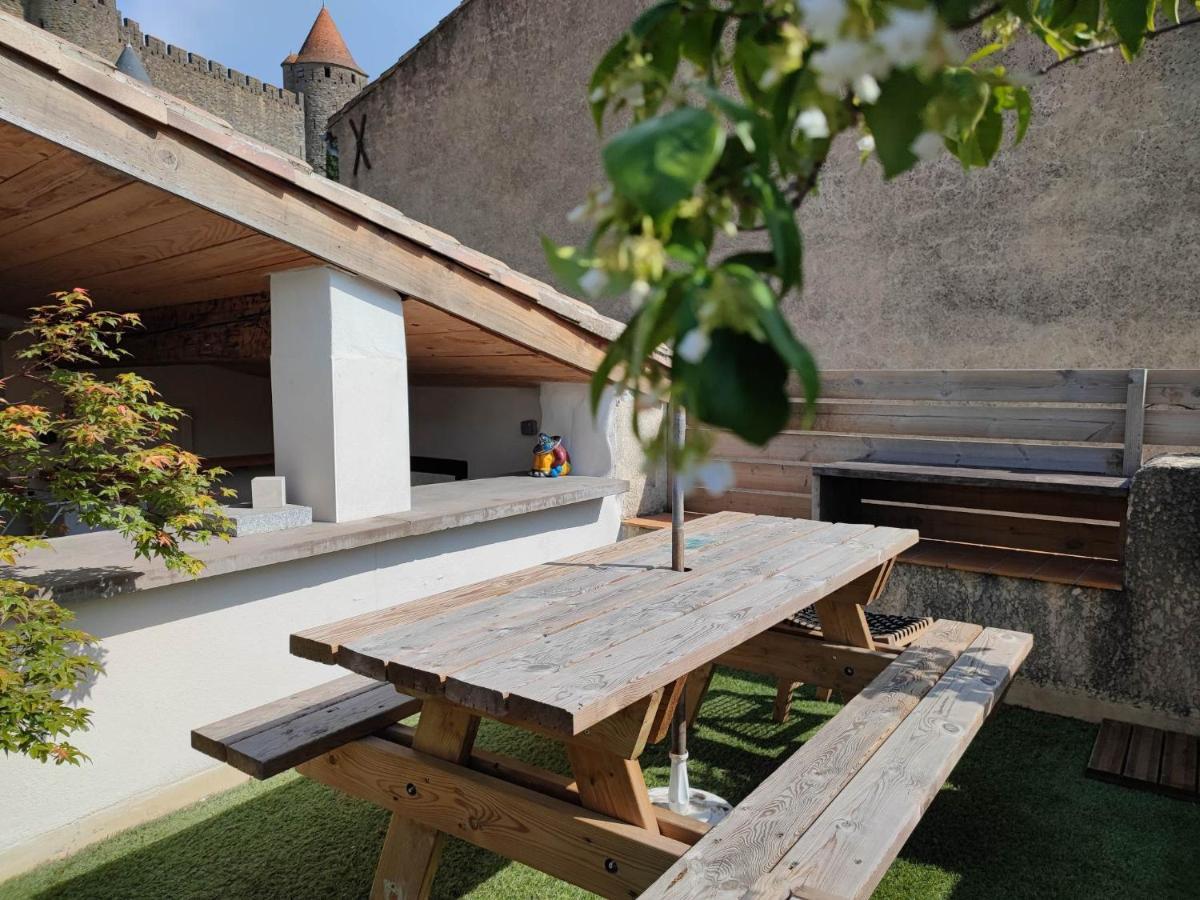 Vila La Terrasse Du Temps Jadis Carcassonne Exteriér fotografie