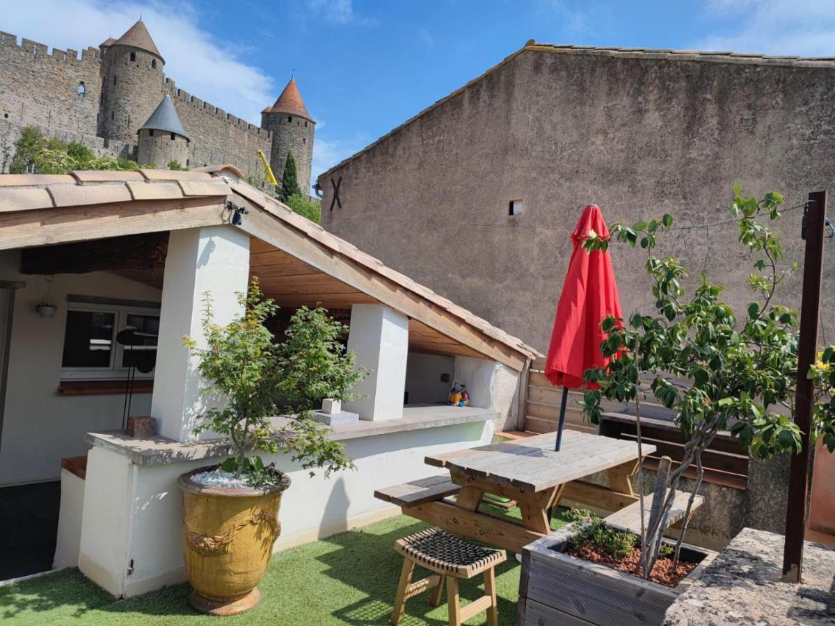 Vila La Terrasse Du Temps Jadis Carcassonne Exteriér fotografie
